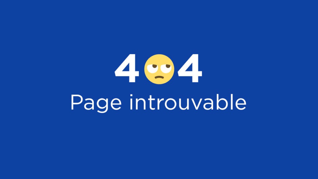 page erreur 404 quel impact sur le SEO d'un site internet